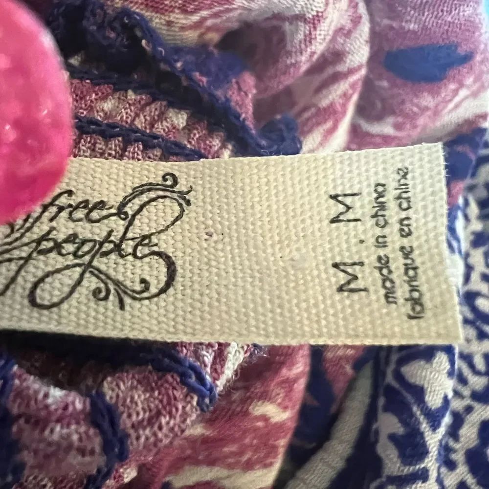 Free People size M gorgeous patchwork summer dress - Picture 3 of 8